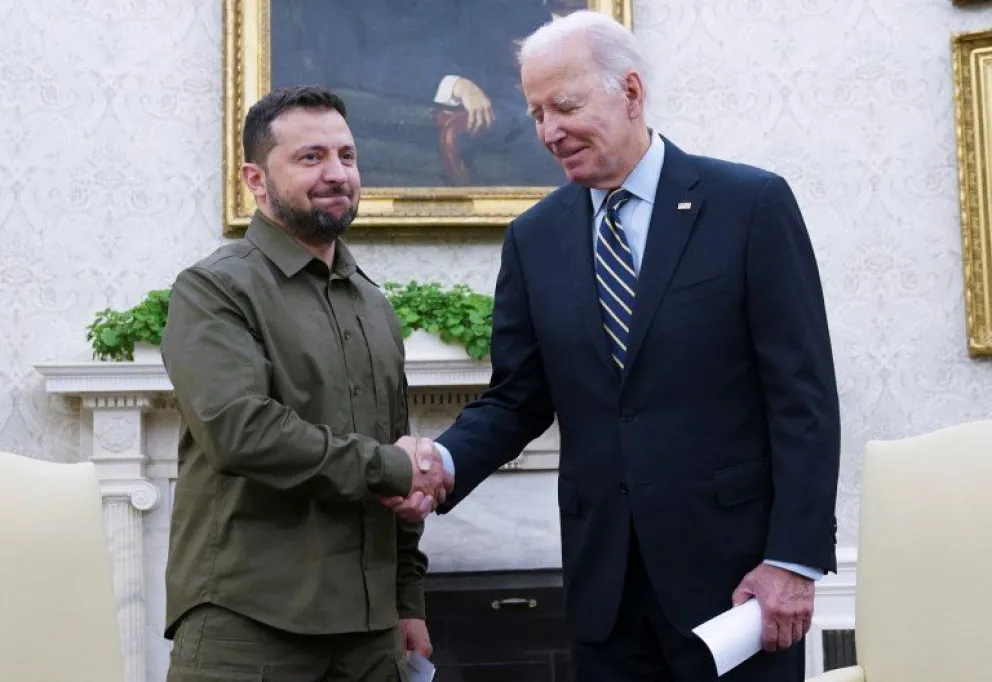 Biden ratificó apoyo a Ucrania hasta lograr "una paz justa y duradera"