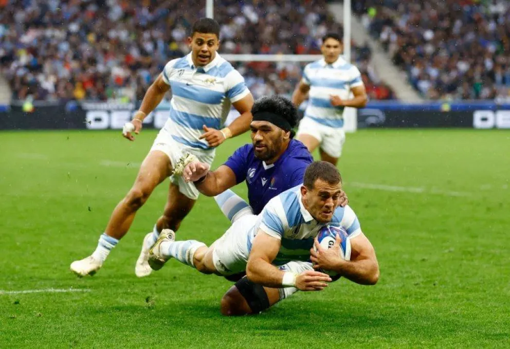 Los Pumas ganaron sin brillar un partido clave ante Samoa