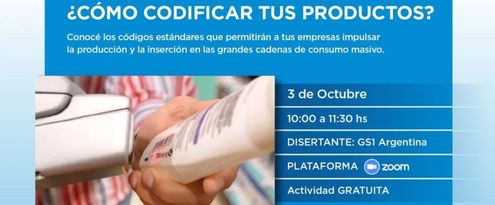 Provincia abre una nueva inscripción para el taller de codificación de productos 