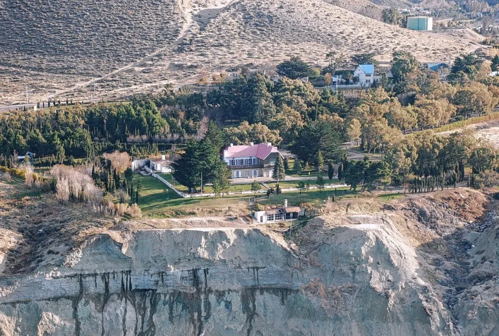 Preocupación por la situación del Chalet Huergo y el riesgo de derrumbe