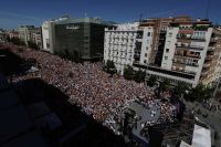 Masiva protesta en las calles de Madrid contra la amnistía a independentistas catalanes