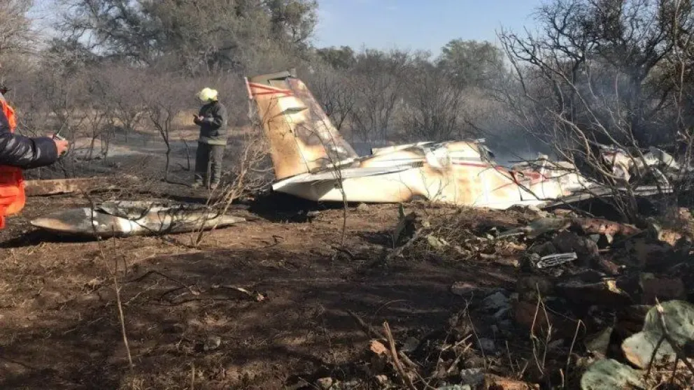 Murió el copiloto de la avioneta que se despistó en San Luis y no quedaron sobrevivientes
