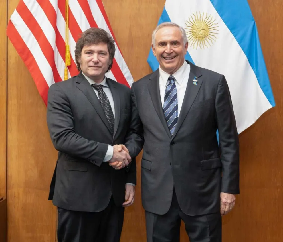 Milei se reunió con el embajador de Estados Unidos
