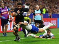 Los All Blacks arrasaron a Italia en el Mundial de Rugby