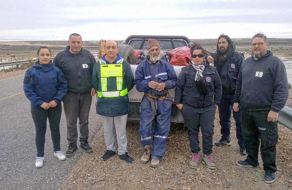 Después de 10 días de búsqueda encuentran a salvo al peón rural que era buscado intensamente en la zona de Deseado