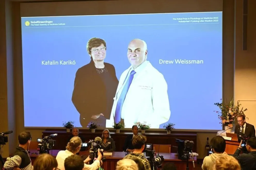 El Premio Nobel de Medicina 2023 fue para dos investigadores por la vacuna del Covid-19