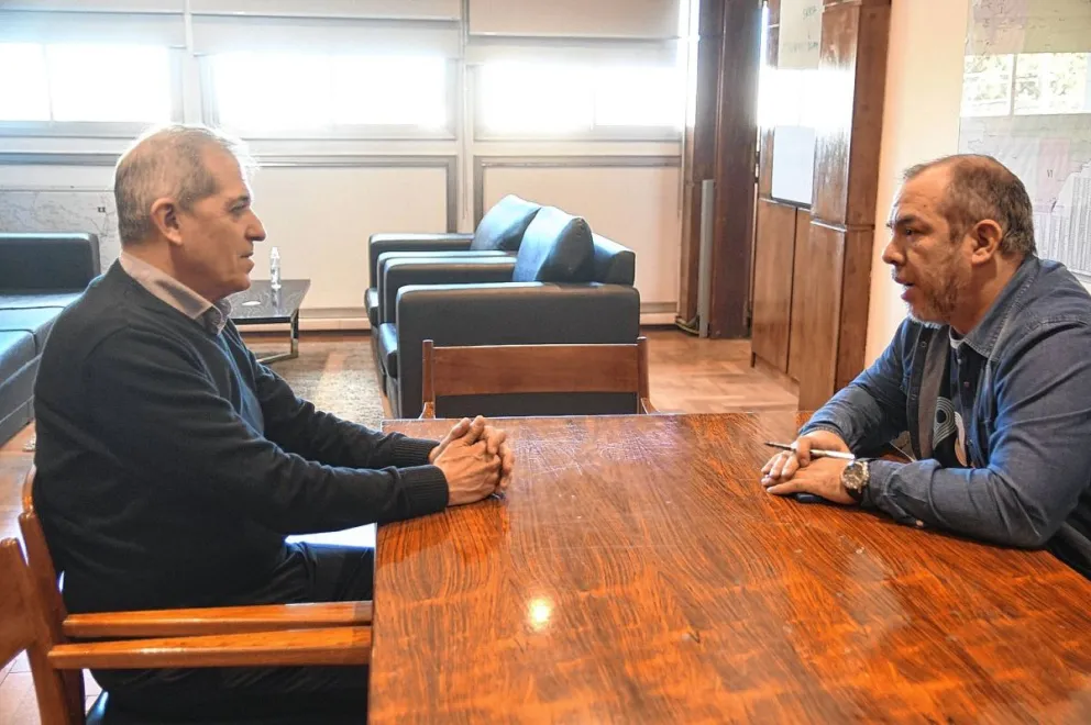 Grazzini recibió Punta, el próximo ministro de Educación de la Provincia