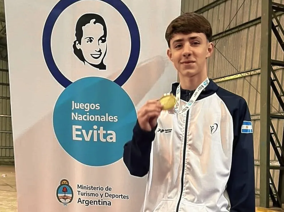 Karate: Franco Moroncini fue medalla de oro en los Juegos Nacionales Evita