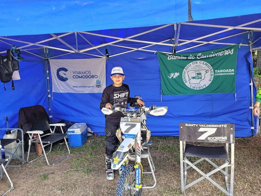 Santino Valdebenito repitió el podio en el MX Sur de la República