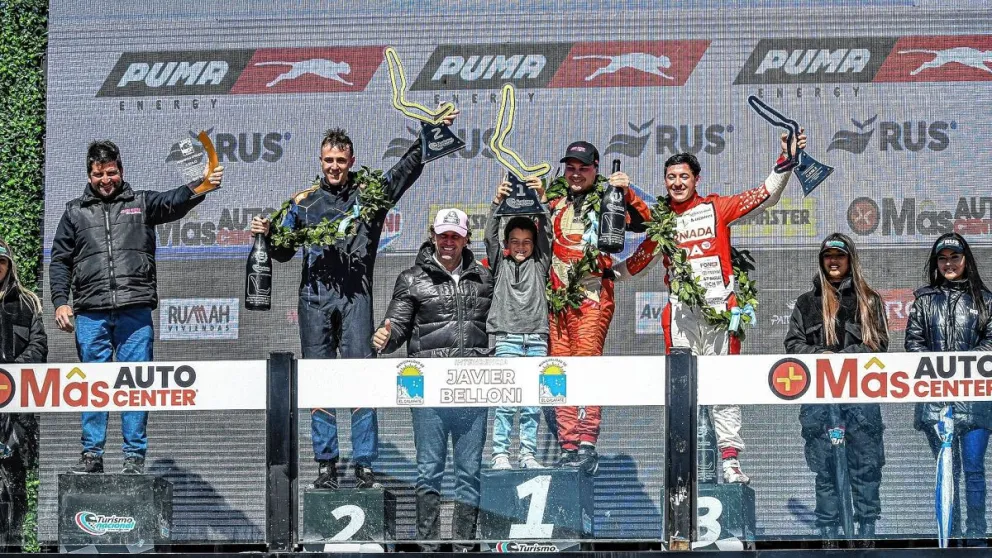 Renzo Blotta tercero en El Calafate