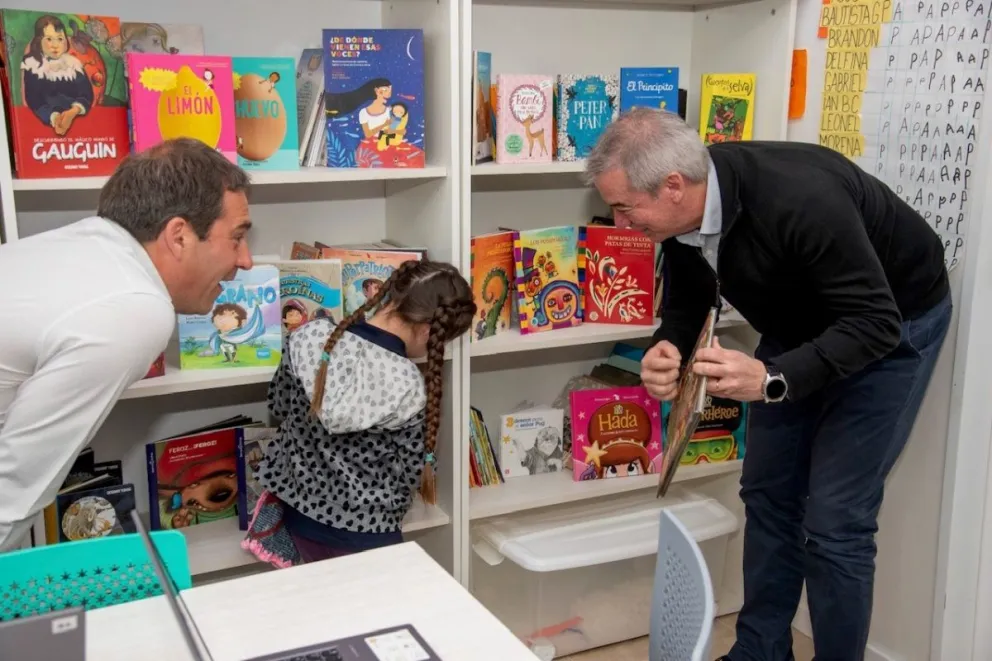 PAE inauguró cinco espacios lúdicos literarios en escuelas de Chubut y Santa Cruz
