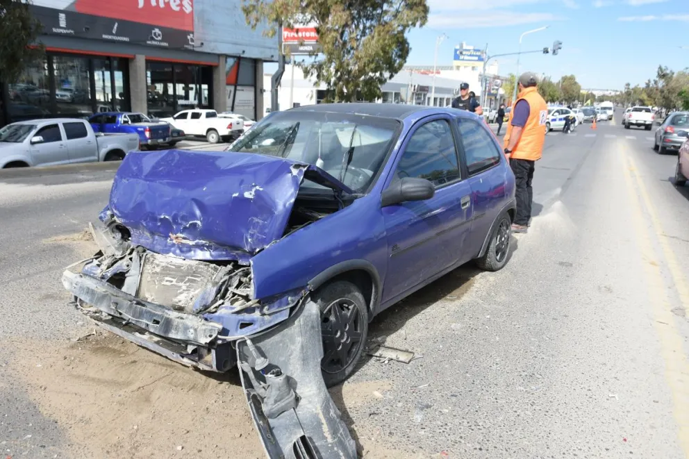 Chocó con otro rodado y se dio a la fuga