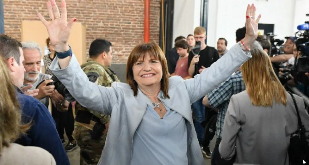 El optimismo de Patricia Bullrich luego de votar: "Voy a ser presidenta"