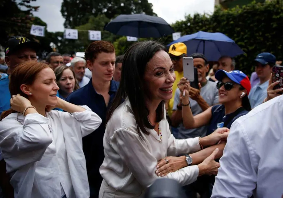 Machado declaró su victoria en las primarias presidenciales de la oposición de Venezuela