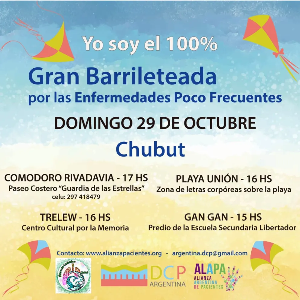 Barrileteada para visibilizar las Enfermedades Poco Frecuentes