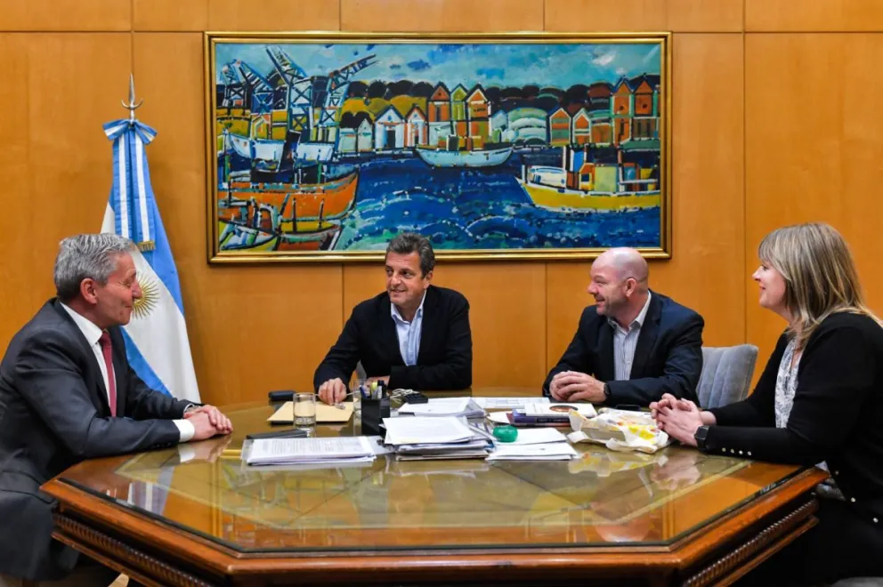 Arcioni se reunió con Sergio Massa para avanzar en proyectos clave para el desarrollo productivo de Chubut