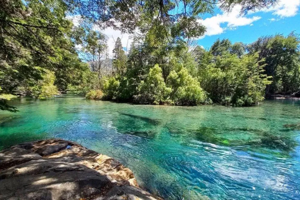 El estrecho cañón de aguas cristalinas formado hace miles de años en la Patagonia