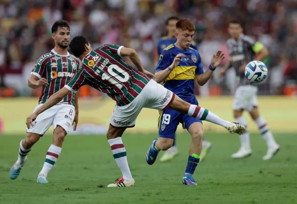 Entretiempo: Boca no puede ante Fluminense y cae por 1 a 0