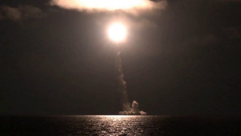 Rusia probó exitosamente un misil intercontinental en el mar Blanco