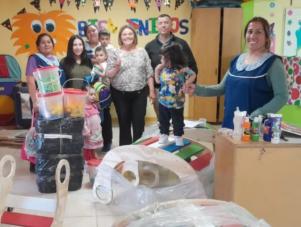 Provincia equipó a centros de Desarrollo Infantil y al Servicio de Protección de Derechos de Comodoro Rivadavia
