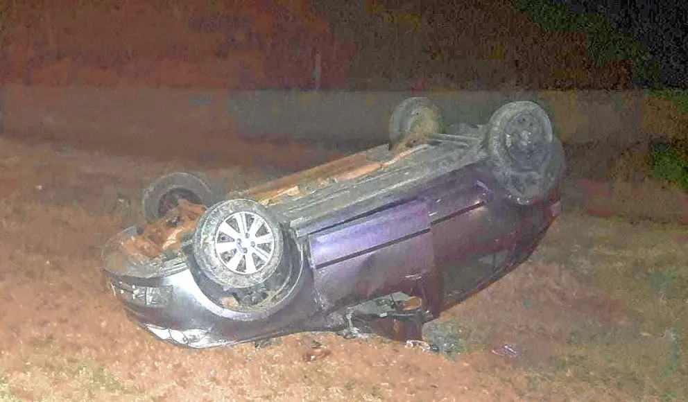 Cuatro personas golpeadas en un vuelco en la zona de chacras cercana a Trelew