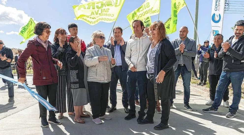 El Municipio concretó una nueva obra de pavimento en barrio Gasoducto