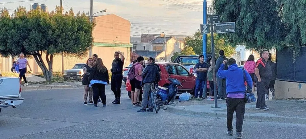 Accidente de tránsito con una mujer lesionada