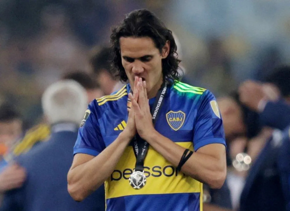 Cavani se perderá la doble fecha de Eliminatorias por la lesión que sufrió en Boca ante Newell´s