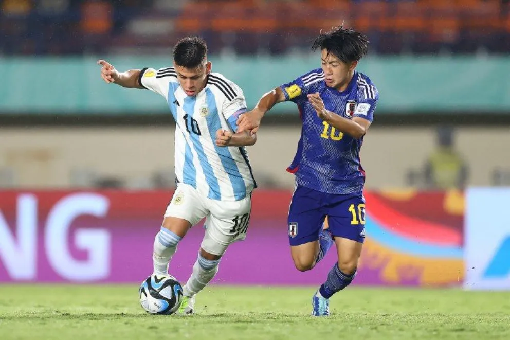 La Selección argentina venció a Japón y se acomodó en su grupo en el Mundial Sub 17