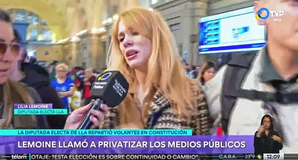 Lemoine a una periodista: "Los medios públicos se van a privatizar, así que procurá ser una buena trabajadora"