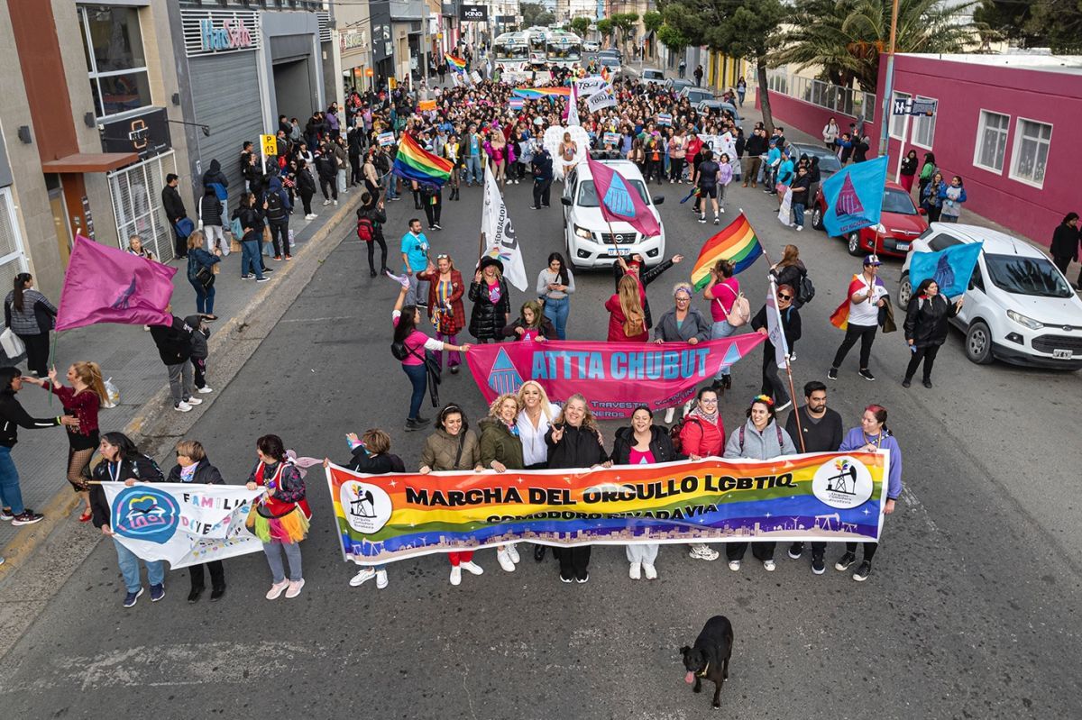Con una masiva concurrencia, se concretó en esta ciudad la 11ª Marcha del Orgullo