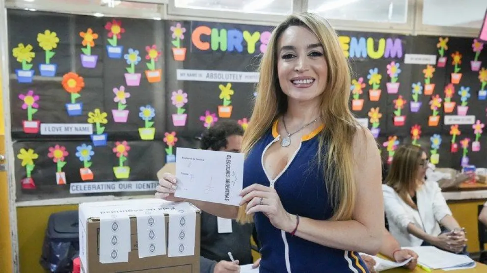 Votó Fátima Flórez: “Voté con el corazón”