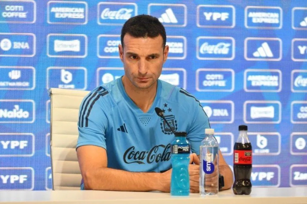 Scaloni en la previa del clásico con Brasil: “La idea es tocar el equipo pero no mucho"