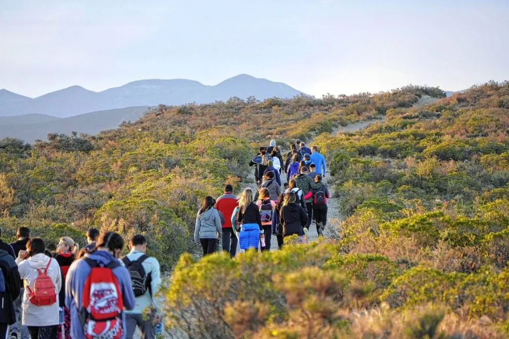 Vuelve el trekking de la luna a Rada Tilly