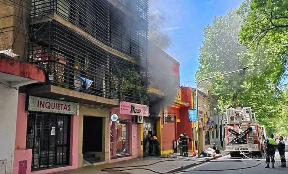 Se incendió un mercado en Tucumán: hay seis heridos, uno de gravedad