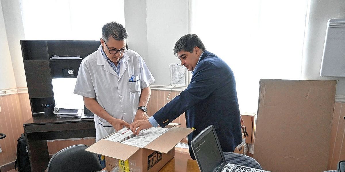 Se concretó una nueva entrega de insumos en Puerto Deseado