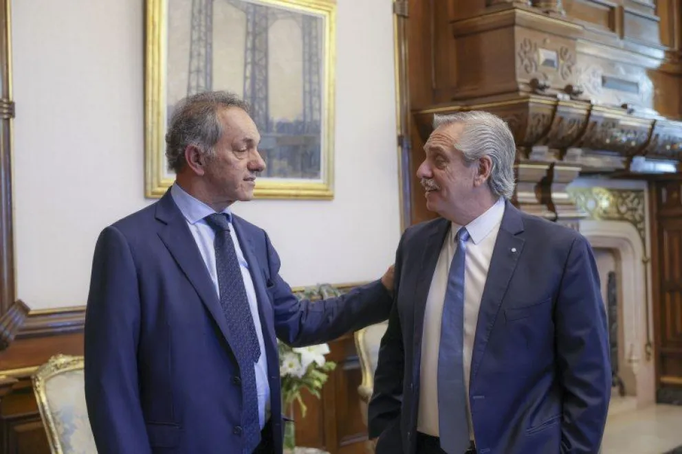 Las críticas de Alberto Fernández a Scioli: "No entiendo muy bien cómo se puede representar a mi Gobierno y al de Milei"