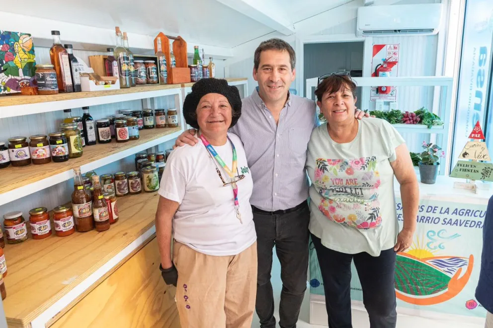 Inauguraron una despensa en el predio de la Asociación de Productores y Artesanos de la Agricultura Familiar