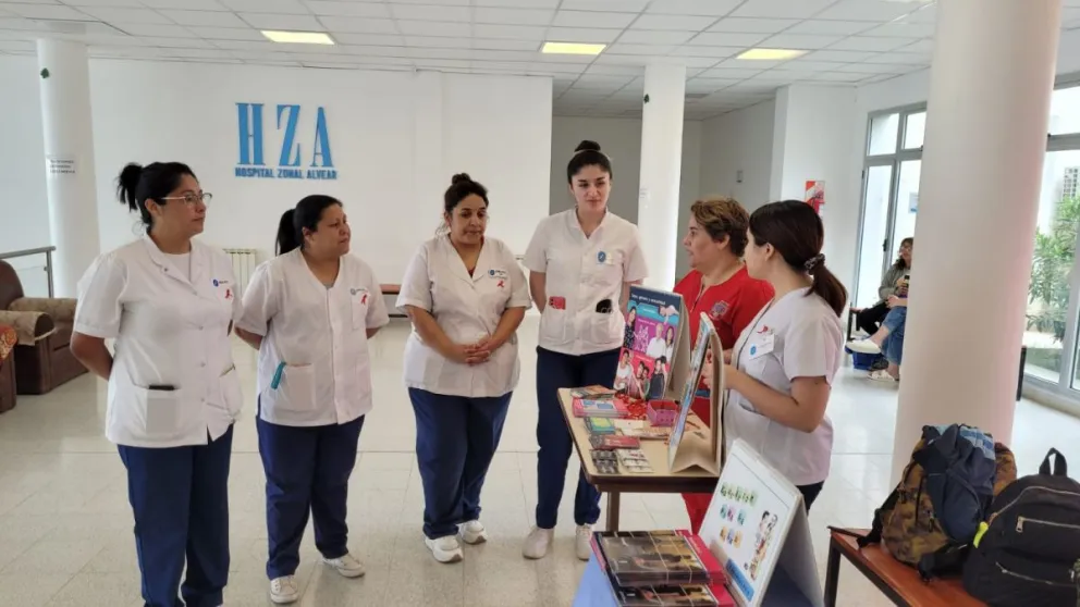 Jornada de prevención y concientización sobre el VIH y Sida en el Hospital Alvear de Comodoro Rivadavia