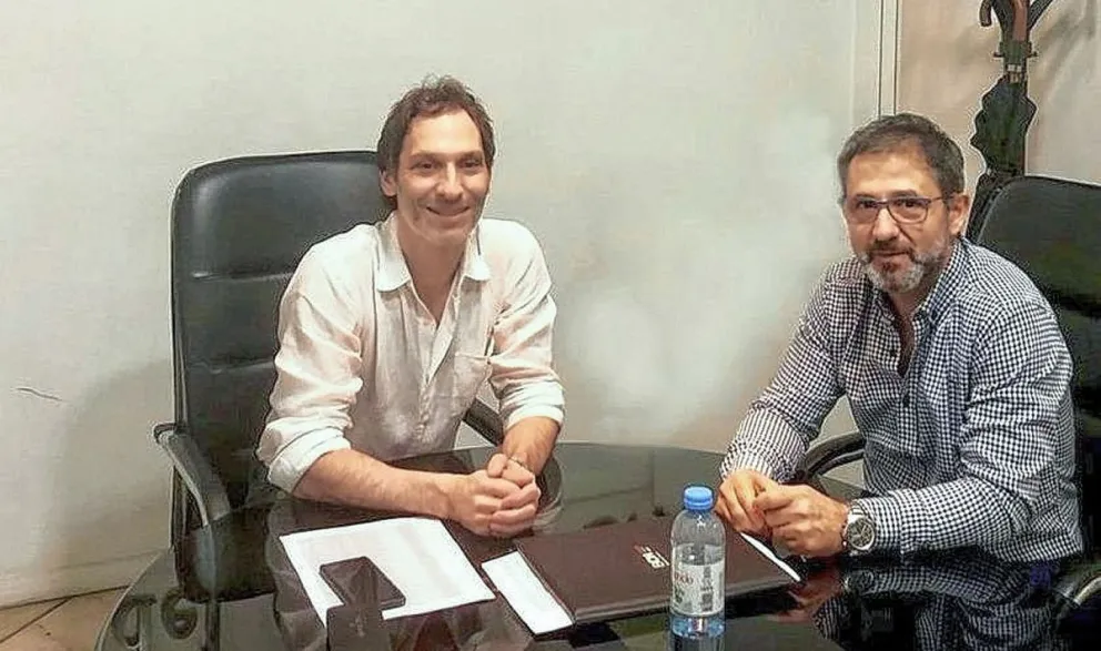 Transición en el Banco del Chubut: Arnaudo y Caballero se reunieron en Buenos Aires