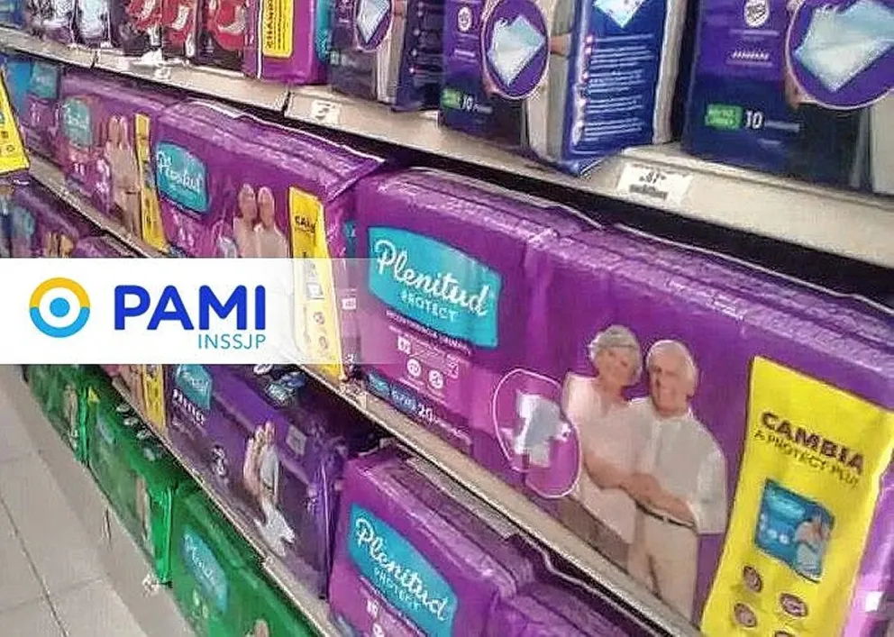 PAMI retoma la modalidad de entrega de pañales en las farmacias