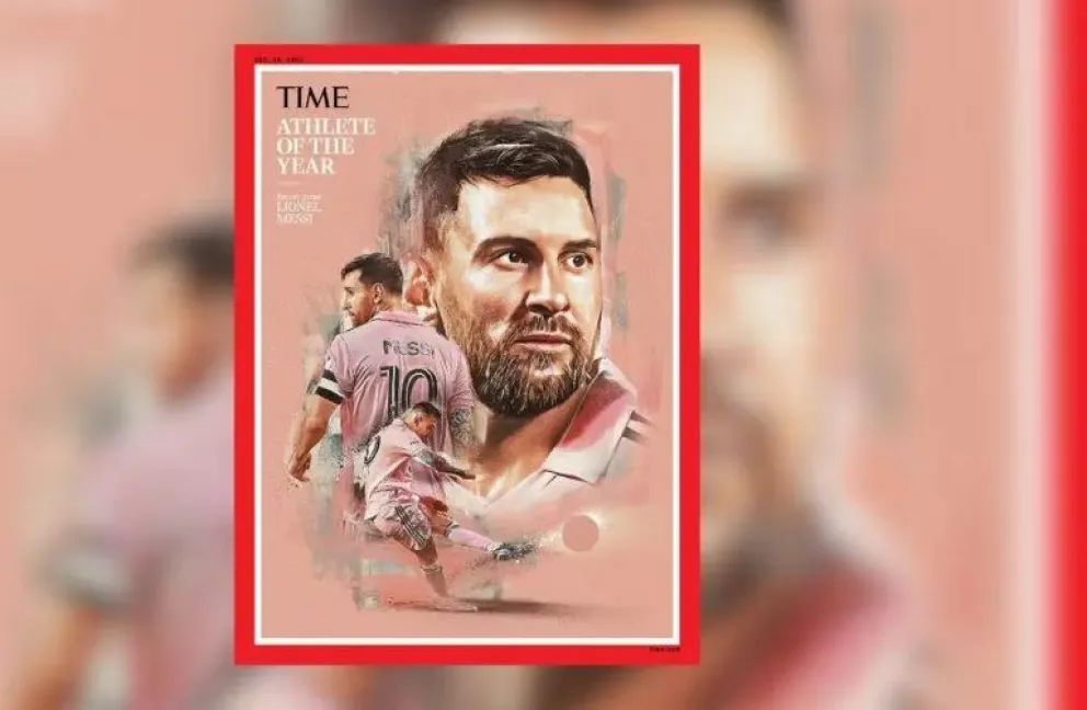 Messi fue elegido como atleta del año por la revista Time