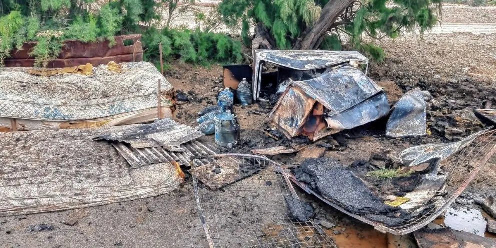 Crueldad extrema: quemaron vivo a un perro comunitario en su cucha