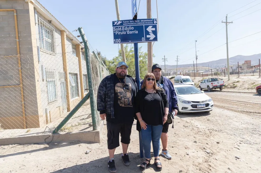 El Municipio impuso el nombre de Edulio “Pirulo” Barría a una importante arteria de zona sur
