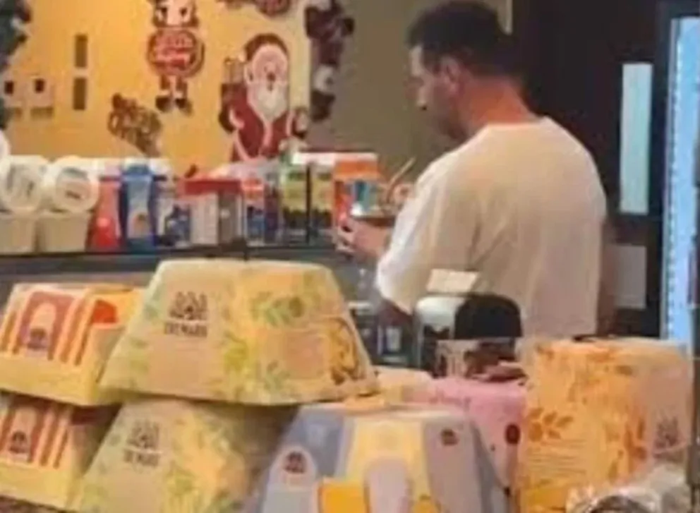Messi, con mate en mano, salió de compras en Miami y revolucionó un supermercado