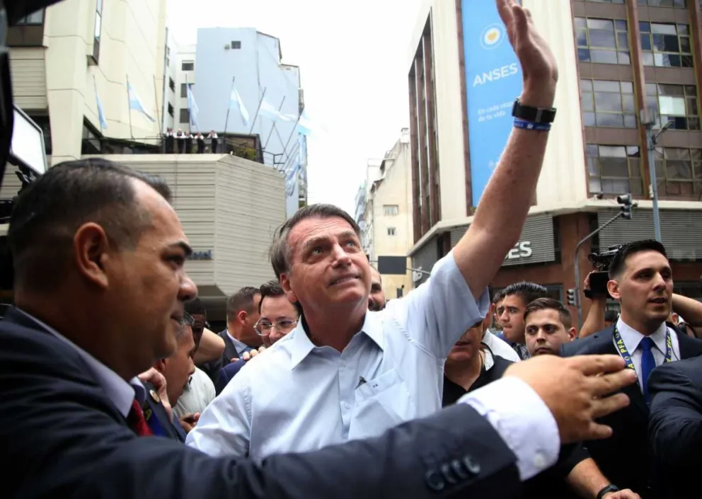 "La izquierda es enemiga": Bolsonaro visitó a Milei en el Libertador