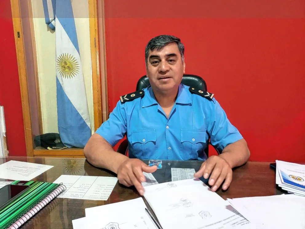 El comisario Vera indicó que será una prioridad darle mayor seguridad a los comodorenses