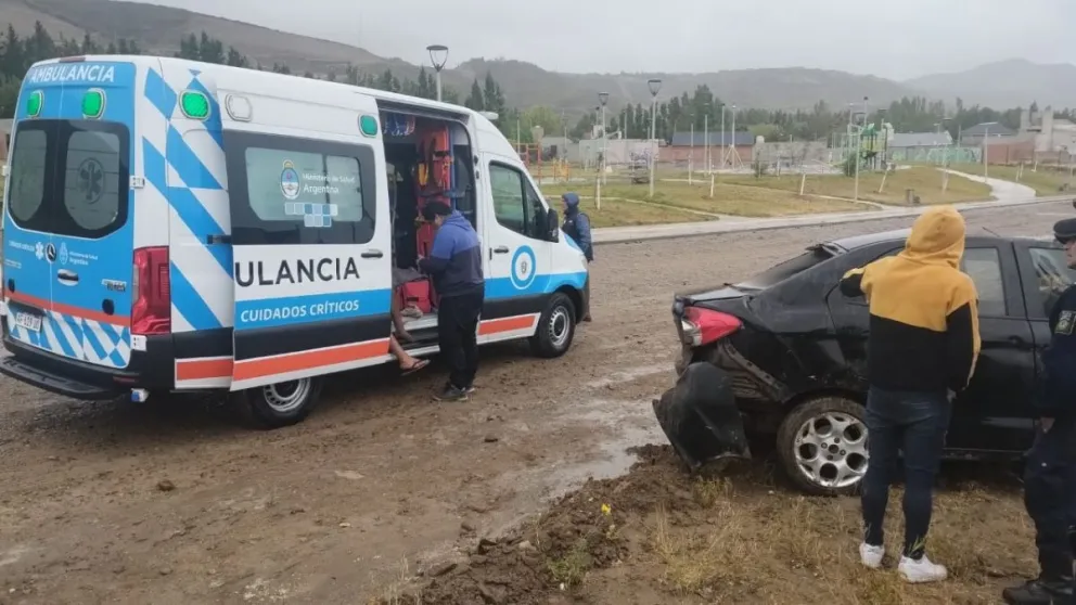 Vuelco en el camino Roque González