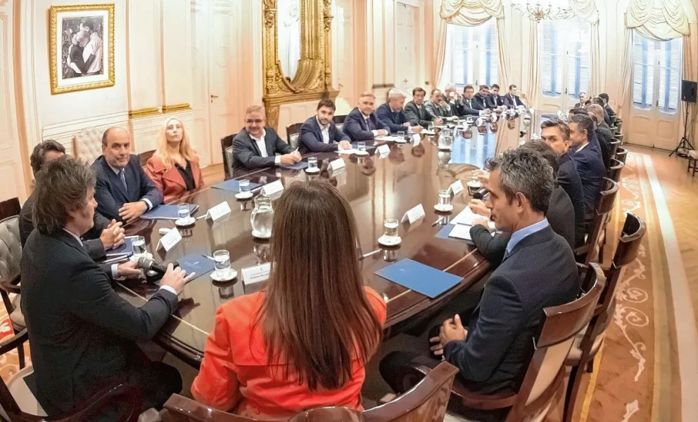 Milei les pidió a los gobernadores apoyo para el paquete de medidas legislativas que serán enviadas al Congreso