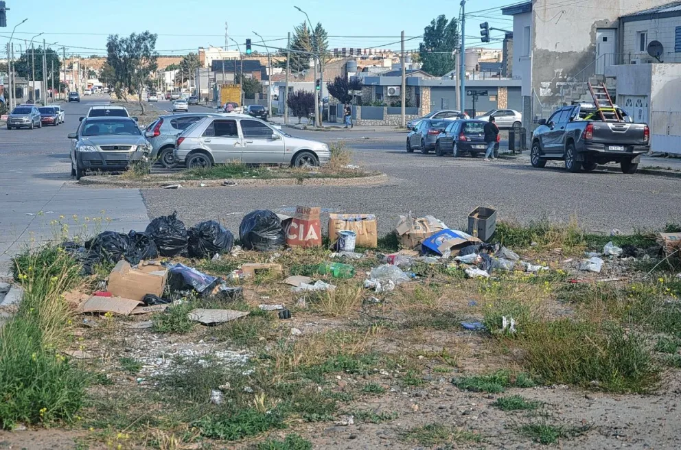 Denuncian que se están arrojando  residuos domiciliarios sobre Avenida  Patricios y no hay respuesta oficial